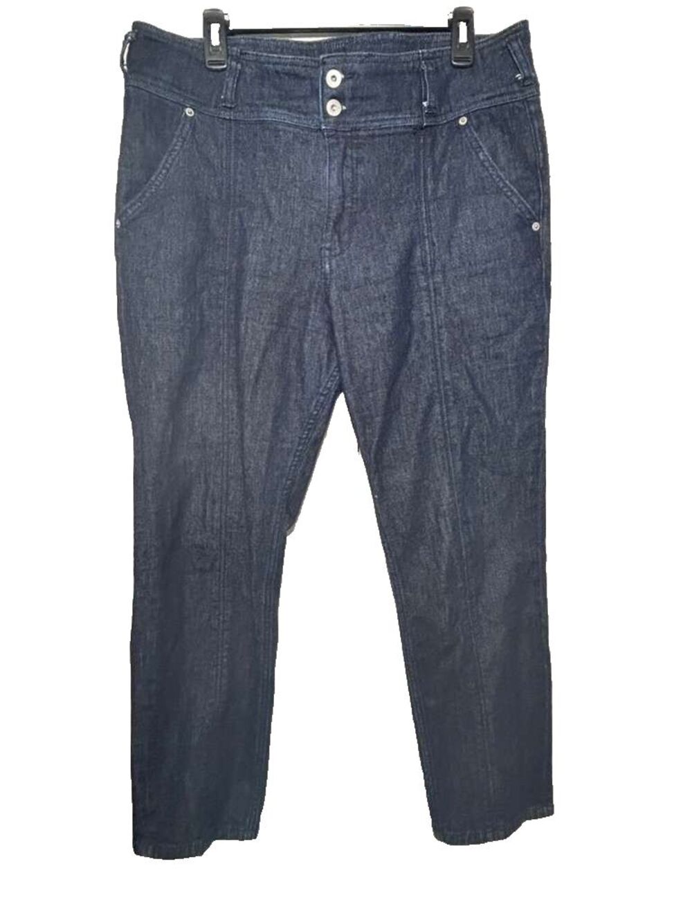 Anthropologie Pilcro and The Letterpress Straight Jean Women's Size 32 Dark Slim